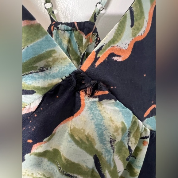 Pataloha Blue and Black Sleeveless Maxi Sundress - Picture 3 of 5